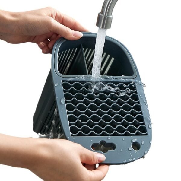 Intelligent Sterilization and Drying Knife Rack, Storage Rack for Kitchen Knives, Cutting Board Holder, One-Piece Kitchenware for Home Use - Image 5