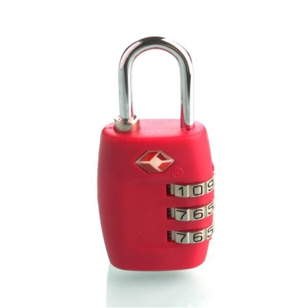 Spot all English neutral packaging, brand new PC plastic material TSA335 luggage padlock, 3-digit password lock, customs - Image 3