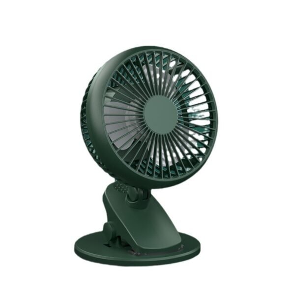Clip Charging Fan, USB Mini Home Strong Wind Office Dormitory Baby Lathe Car Fan - Image 4