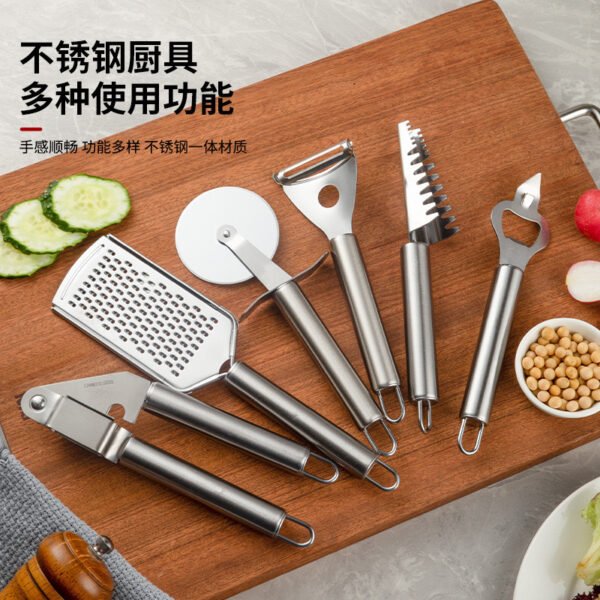 Knife Set 20-piece Kitchen Home Silicone Kitchenware Kitchenware Kitchen with Cutting Board Set - Image 4