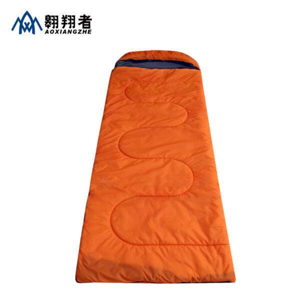 Aoxiangzhe manufacturer's emergency disaster relief orange sleeping bag for adults, outdoor fire-fighting, thickened and warm portable camping