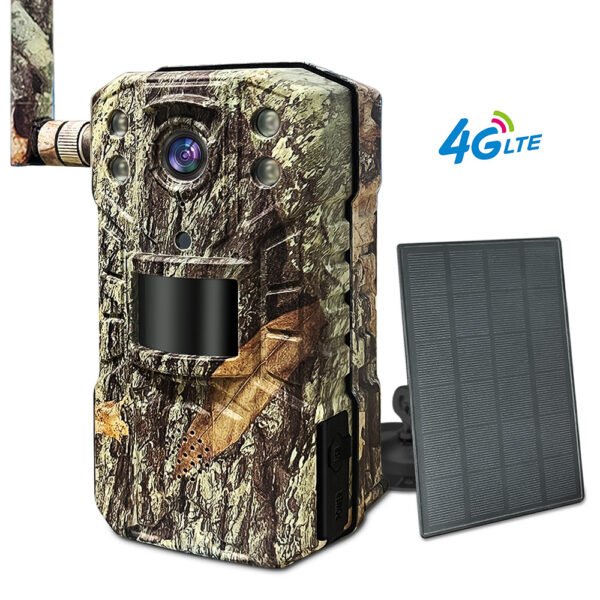 JerderFo Hunting Camera, Ucon Mobile Remote 4G Monitoring Camera Outdoor Unplugged Forest Orchard