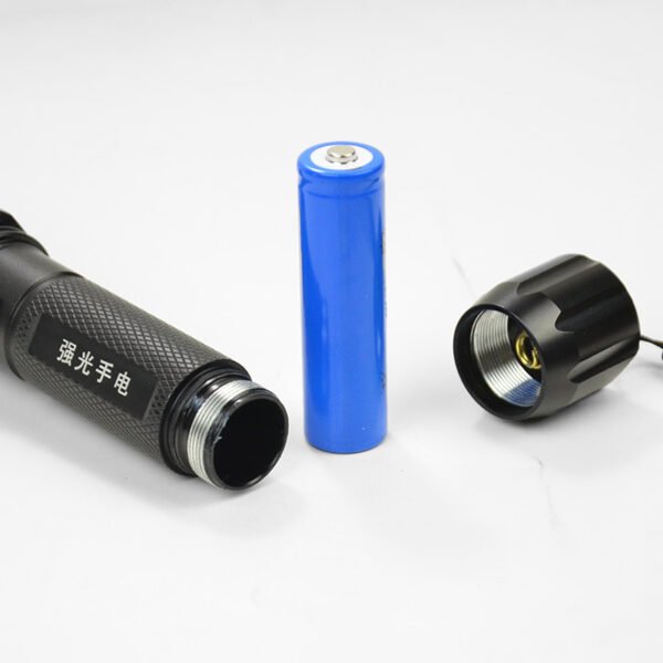 Outdoor standard high-intensity flashlight for security guards, campus duty and patrol equipment, rechargeable three-level variable light illumination flashlight - Image 3