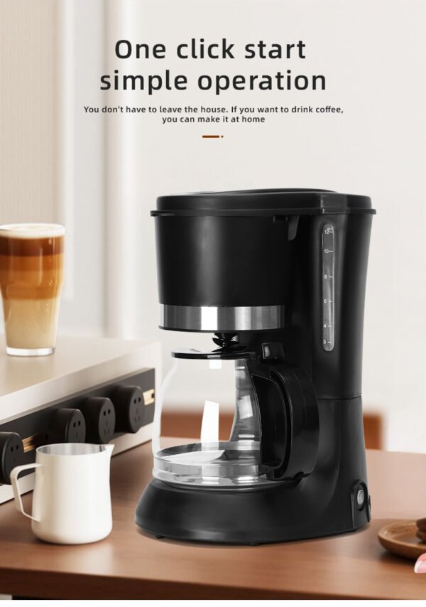 household coffee machines, fully automatic tea makers, household small American drip coffee pots, kitchen appliances - Image 5