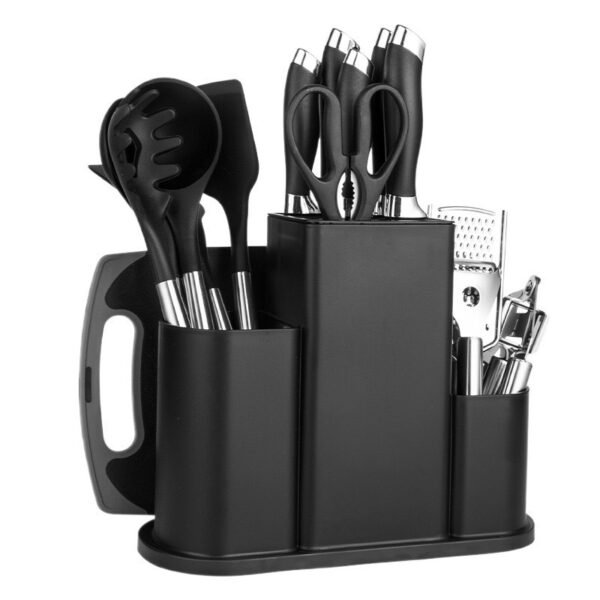 Knife Set 20-piece Kitchen Home Silicone Kitchenware Kitchenware Kitchen with Cutting Board Set - Image 5