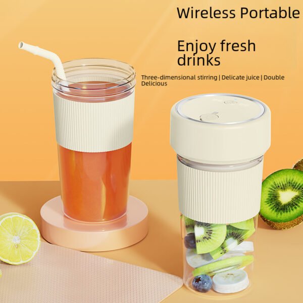 Rechargeable Mini - sized Electric Portable Juicer Cup, Multifunctional Household Juice Maker. - Image 2