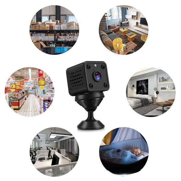 X6 Home WiFi Remote Monitoring Camera, 1080P HD Infrared Night Vision Battery Camera - Image 5