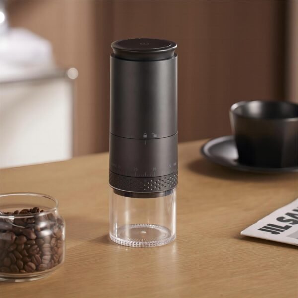 Electric coffee grinder for coffee machine, household small manual coffee bean grinder, portable grinder, manual coffee grinder - Image 4
