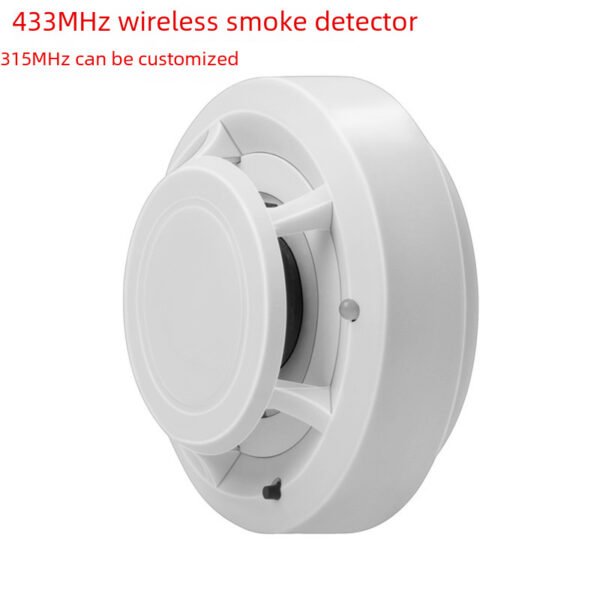 433MHz smoke detector, 315 wireless smoke detector, remote fire alarm photoelectric sensor