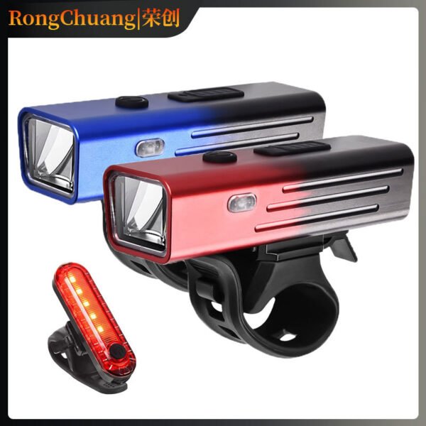 LED bicycle light, intelligent equipment, outdoor night riding headlight, usb charging, mountain road bike riding flashlight lighting