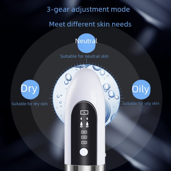 Household high suction ultra small bubble beauty introduction device, rechargeable electric blackhead suction facial cleansing and washing device, hair replacement - Image 3