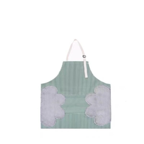Apron for Women, Waterproof and Oil-Proof Kitchen Apron, Adult Work Clothes, Men's Cooking Apron with Waistband and Hand Towel - Image 5