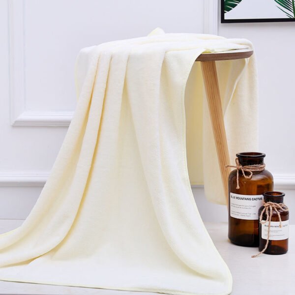 Coral fleece bath towel, adult home daily soft absorbent dry hair towel, shower towel, 70 * 140 beach towel - Image 2