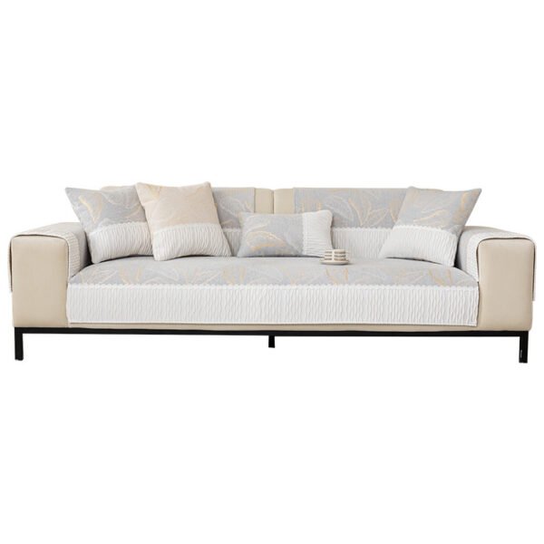 Sofa cushion for all seasons, non slip cushion, light luxury, creamy style, high-end sofa cover, cloth towel - Image 3