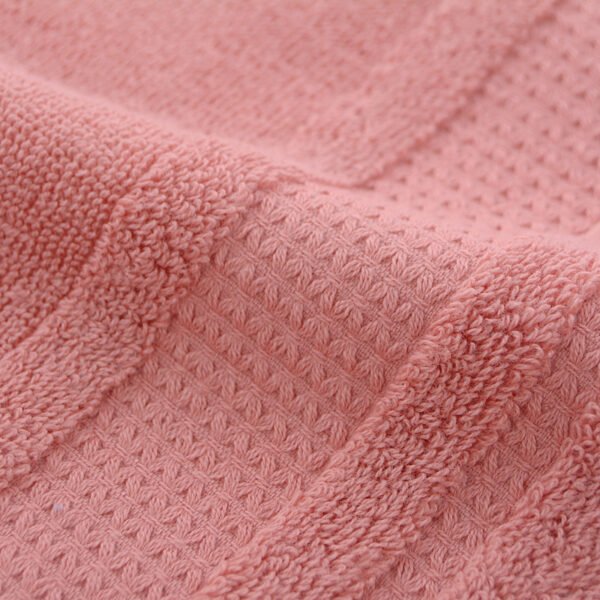 Mi Zi satin pure cotton towel for home use, couple's face towel, soft and absorbent hotel gift - Image 4