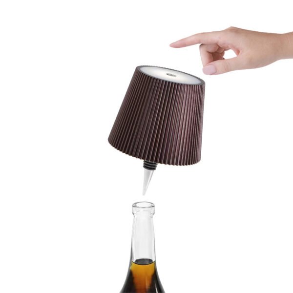 Charging Atmosphere Desk Lamp, Plug in Wine Bottle Lamp, RGB Tri color Cross border Touch Atmosphere Lamp
