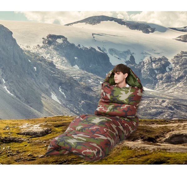 Outdoor sleeping bag, camping sleeping bag, single-person cold-proof sleeping bag for camping, outdoor supplies。 - Image 7