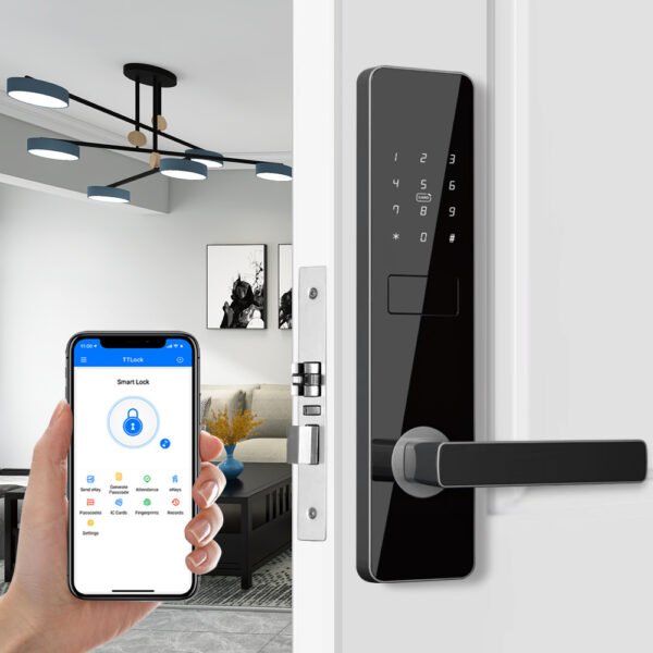 Home Guard Wooden Door Password Lock Indoor Door Lock Technology Hero Apartment Homestay Door Lock Bedroom Rental Room Door Lock - Image 2