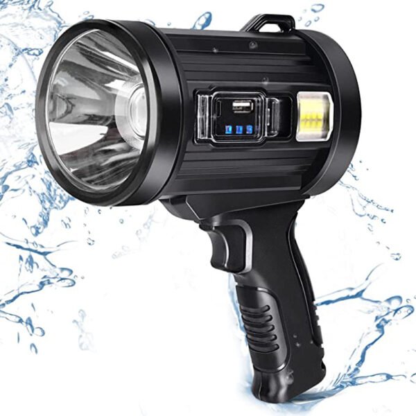 Flashlight, multi-functional outdoor waterproof emergency work light, portable long-lasting high-brightness lighting lamp