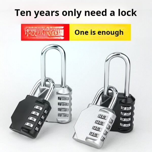 Password lock, padlock, household door lock, outdoor waterproof and rust proof warehouse, large iron door, dormitory storage cabinet, bicycle basket lock