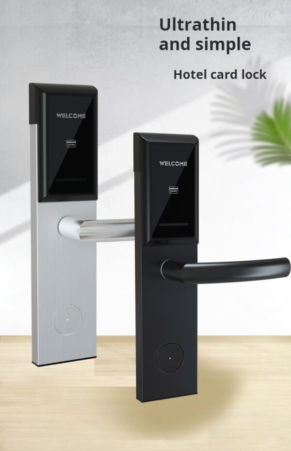 door lock , computer card lock, intelligent electronic induction lock, wooden door magnetic card lock, hotel card lock - Image 4