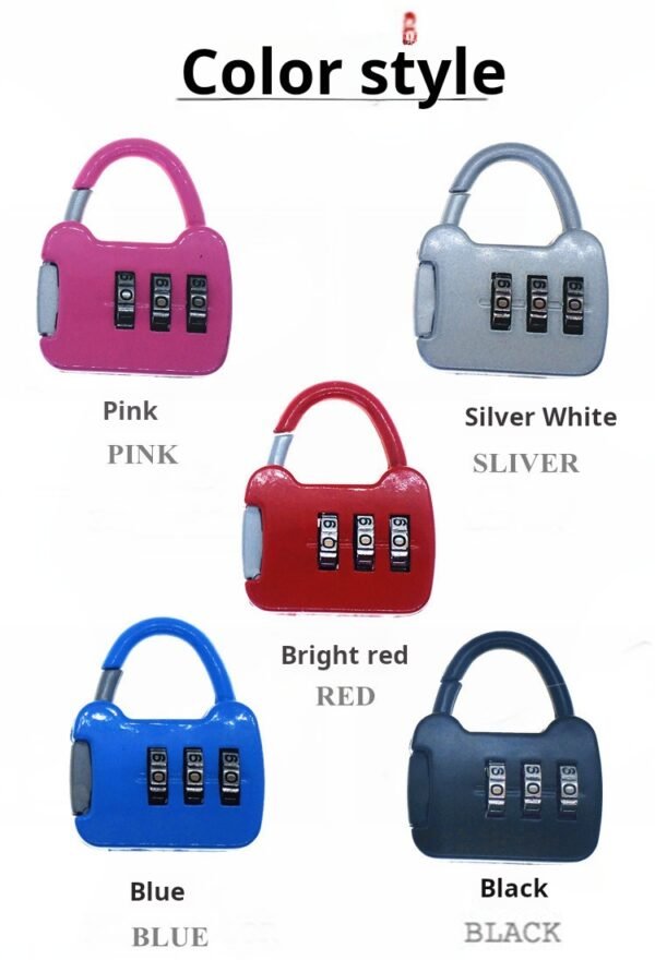 password lock, small padlock, suitcase, gym, student cabinet, lock, wholesale, manufacturer, direct sales - Image 5