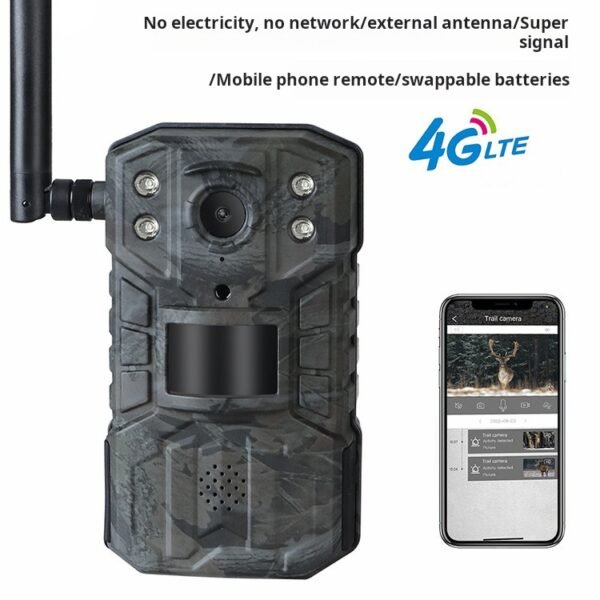JerderFo Hunting Camera, Ucon Mobile Remote 4G Monitoring Camera Outdoor Unplugged Forest Orchard - Image 5