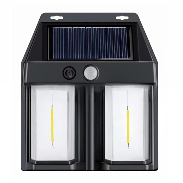 New outdoor solar wall lamp, waterproof tungsten filament lamp, induction courtyard lamp, garden villa night light, lighting - Image 3