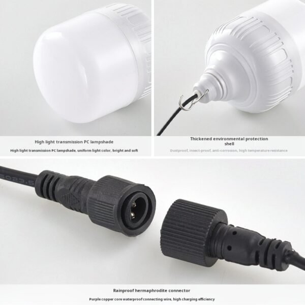 solar indoor lighting, household outdoor courtyard light, super bright waterproof split type bulb wholesale