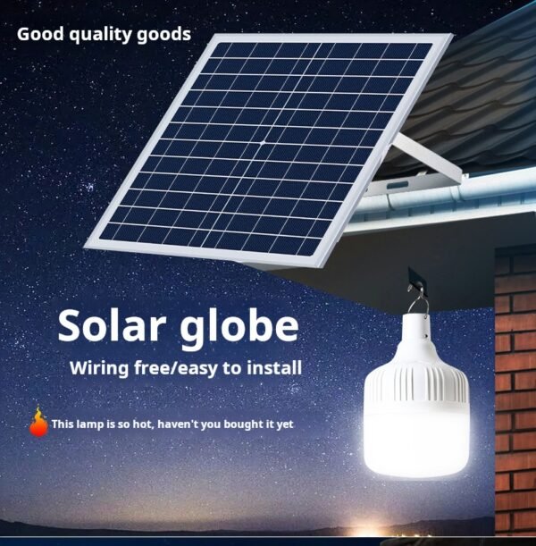solar indoor lighting, household outdoor courtyard light, super bright waterproof split type bulb wholesale - Image 3