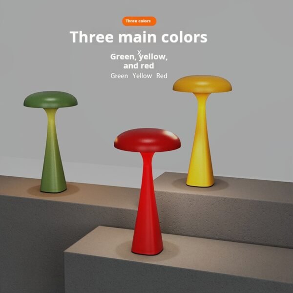 New Creative Jellyfish Mushroom Table Lamp Bar Table Lamp, USB Charging Touch Atmosphere Decorative Nightlight