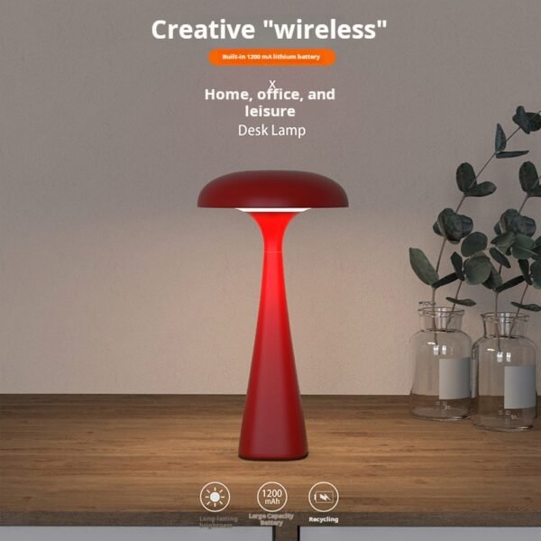 New Creative Jellyfish Mushroom Table Lamp Bar Table Lamp, USB Charging Touch Atmosphere Decorative Nightlight - Image 2
