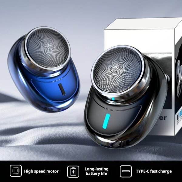 mini electric shaver with breathing light, men's shaver, shaver, portable charging shaver