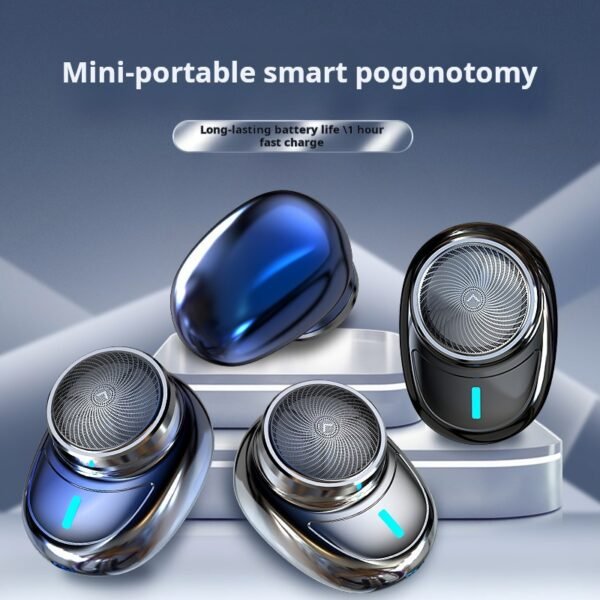 mini electric shaver with breathing light, men's shaver, shaver, portable charging shaver - Image 4
