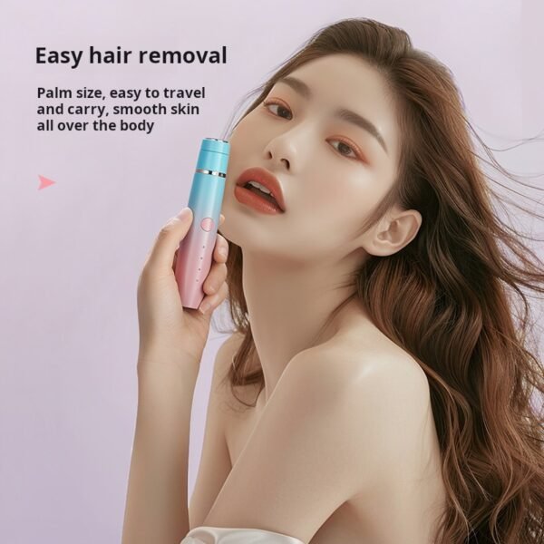 Electric shaver for women's eyebrow trimming and hair removal, multifunctional three in one charging model, mini portable automatic eyebrow shaving - Image 2