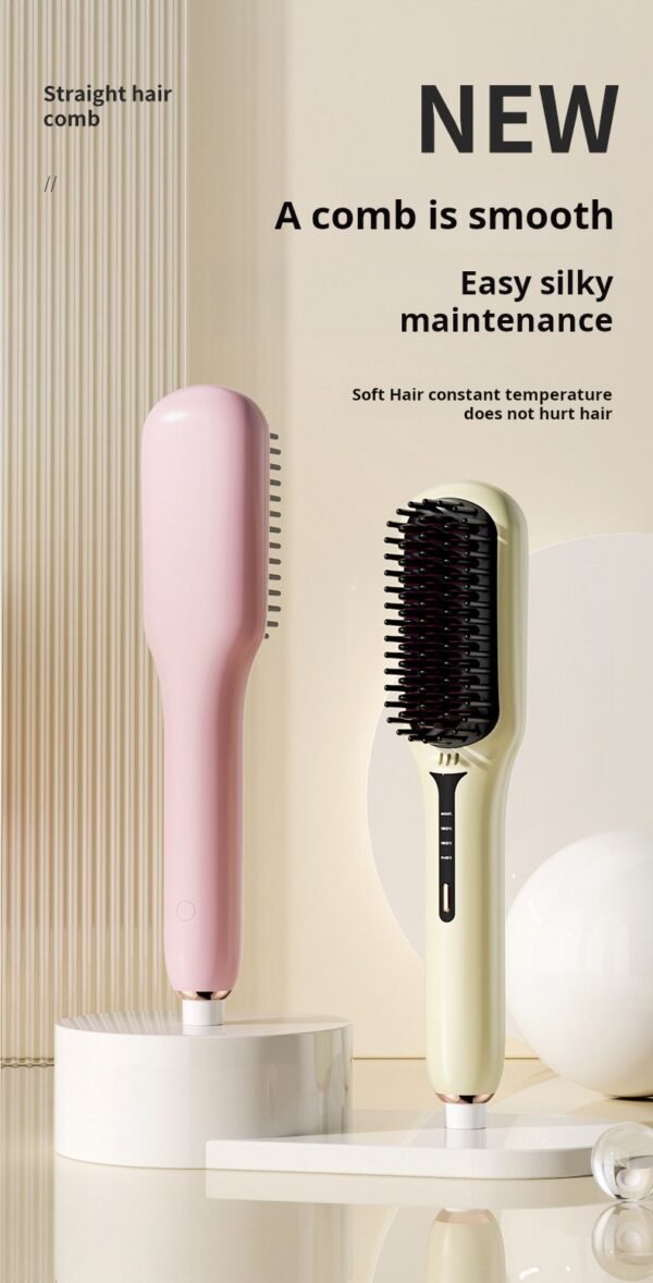 Xiaohongshu recommends lazy straight hair comb with negative ions that do not harm hair, curly hair with inward buttons, and a student dormitory straight hair straightener - Image 5