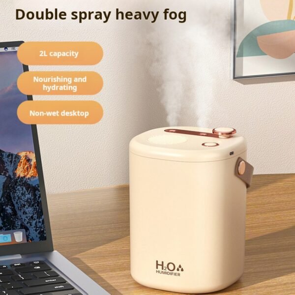 Humidifiers for home use, silent bedrooms, pregnant women, infants, small offices, desktop dormitories, heavy fog, air atomizers - Image 2