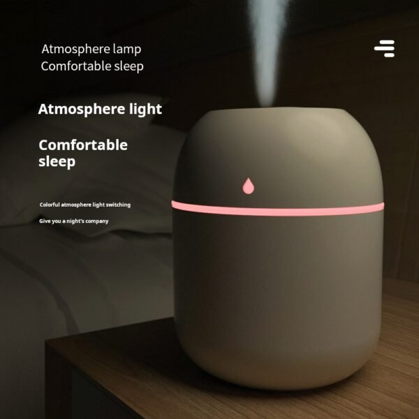 desktop humidifier USB mini home car mute heavy fog night light water droplet humidifier