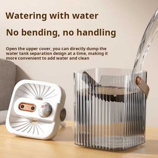 New Air Dual Spray Humidifier USB Large Capacity Home Dormitory Bedroom Office Desktop Atmosphere Light Humidifier - Image 3