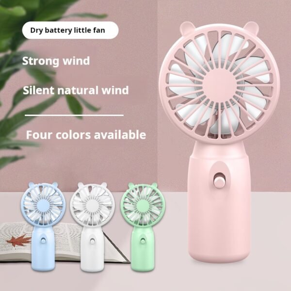 Dry battery handheld small fan, activity gift small fan, portable mini small fan