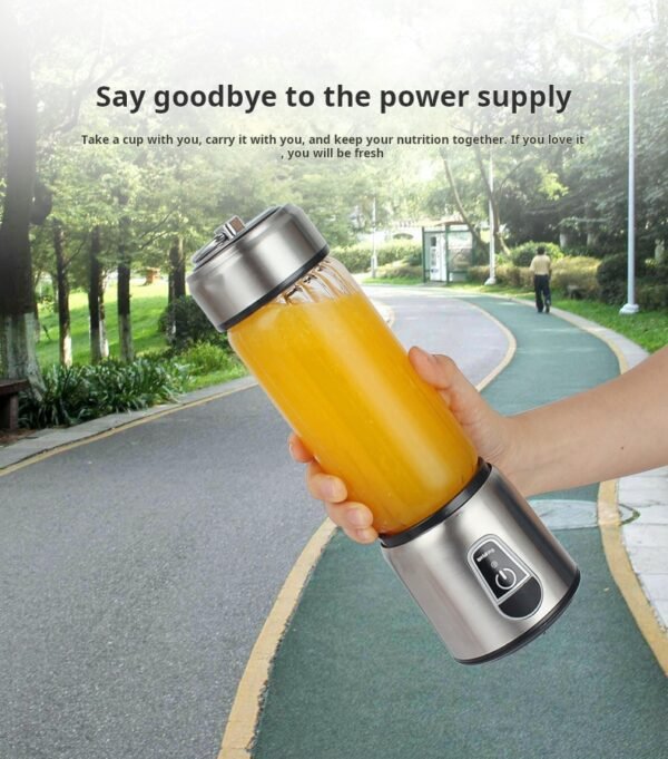 Portable rechargeable juicer, small household juicer cup, electric juicer, mini cooking fruit juice cup - Image 5