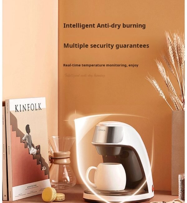 Konka Coffee Machine American Home Portable Office Tea Brewing Machine Semi automatic Mini Coffee Machine - Image 4