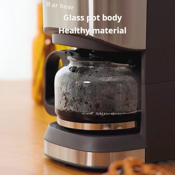 Bear coffee machine, home American drip coffee pot, insulated office tea maker - Image 3