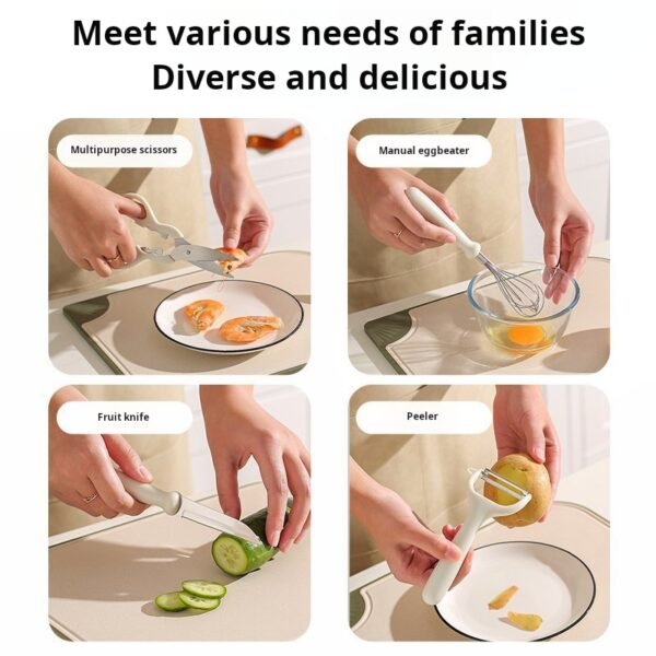 Internet celebrity kitchen set, household small tools, scissors, fruit knives, bottle openers, peelers, kitchen utensils, knives, starting from one set - Image 3