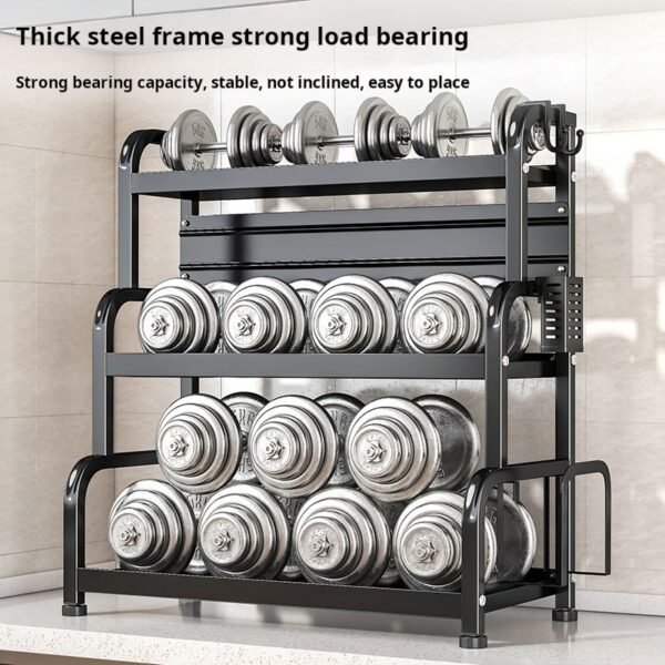 Kitchen seasoning storage rack, household knife holder, adhesive plate rack, chopstick holder, carbon steel kitchen organizing rack, kitchen supplies storage rack - Image 2
