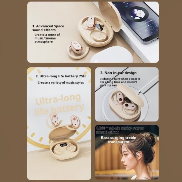 The Berlin Voice over-ear wireless Bluetooth headphones offer noise-cancelling in a new environment, rotate and have an ultra-long battery life - Image 4