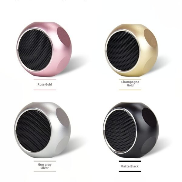 M10TWS wireless Bluetooth speaker mini outdoor portable metal voice Bluetooth plug-in small speaker