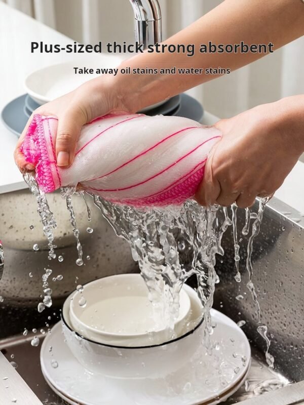 Creative Kitchenware, Home Use Dishwashing Brush, Practical Cleaning Brush with Thickened Bristles, Complete Set - Image 2