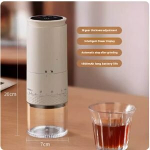 Electric coffee grinder for coffee machine, household small manual coffee bean grinder, portable grinder, manual coffee grinder