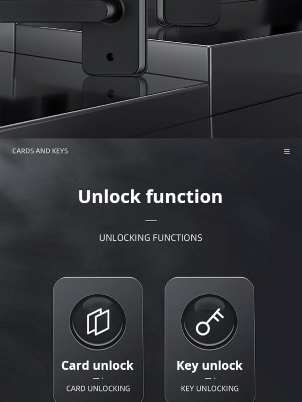 Hotel door lock factory computer card lock intelligent electronic induction lock wooden door magnetic card lock hotel card lock - Image 3